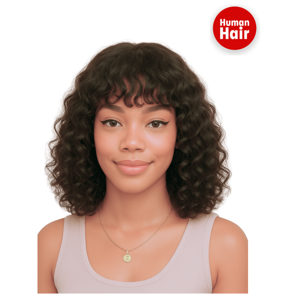Dream Hair Health & Beauty #Natural color Dream Hair Human Hair bangs bob wig 12"