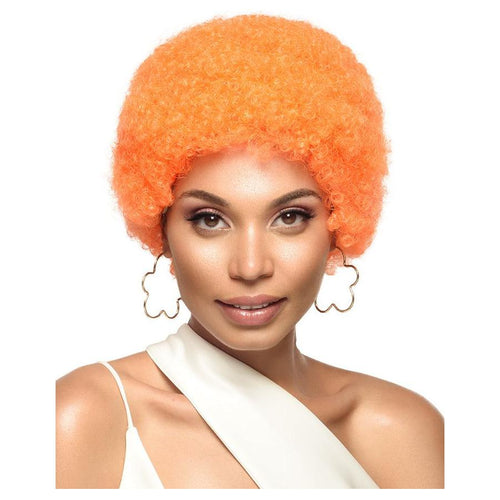 Dream Hair Health & Beauty Perruque Afro Medium Cheveux Synthétiques, Cheveux synthétiques Perruque, Afroperruque, Couleur:Orange