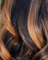 Dream Hair Health & Beauty Schwarz-Braun Mix #P1B/30 Dream Hair Wig HW Therese - Perruque de vrais cheveux