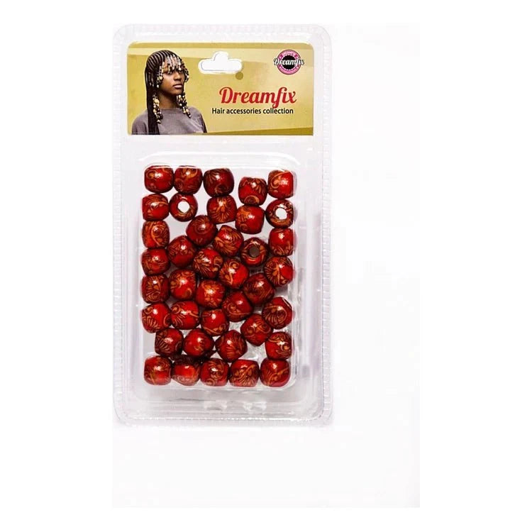 Dreamfix Health & Beauty 01 Dreamfix Hair Wood Beads For Children