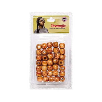 Dreamfix Health & Beauty 02 Dreamfix Hair Wood Beads For Children