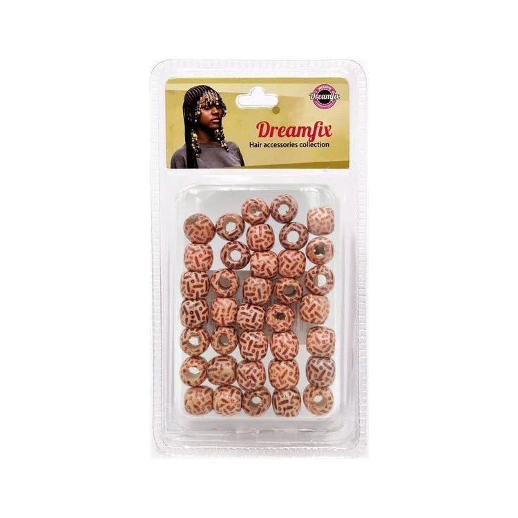 Dreamfix Health & Beauty 06 Dreamfix Hair Wood Beads For Children