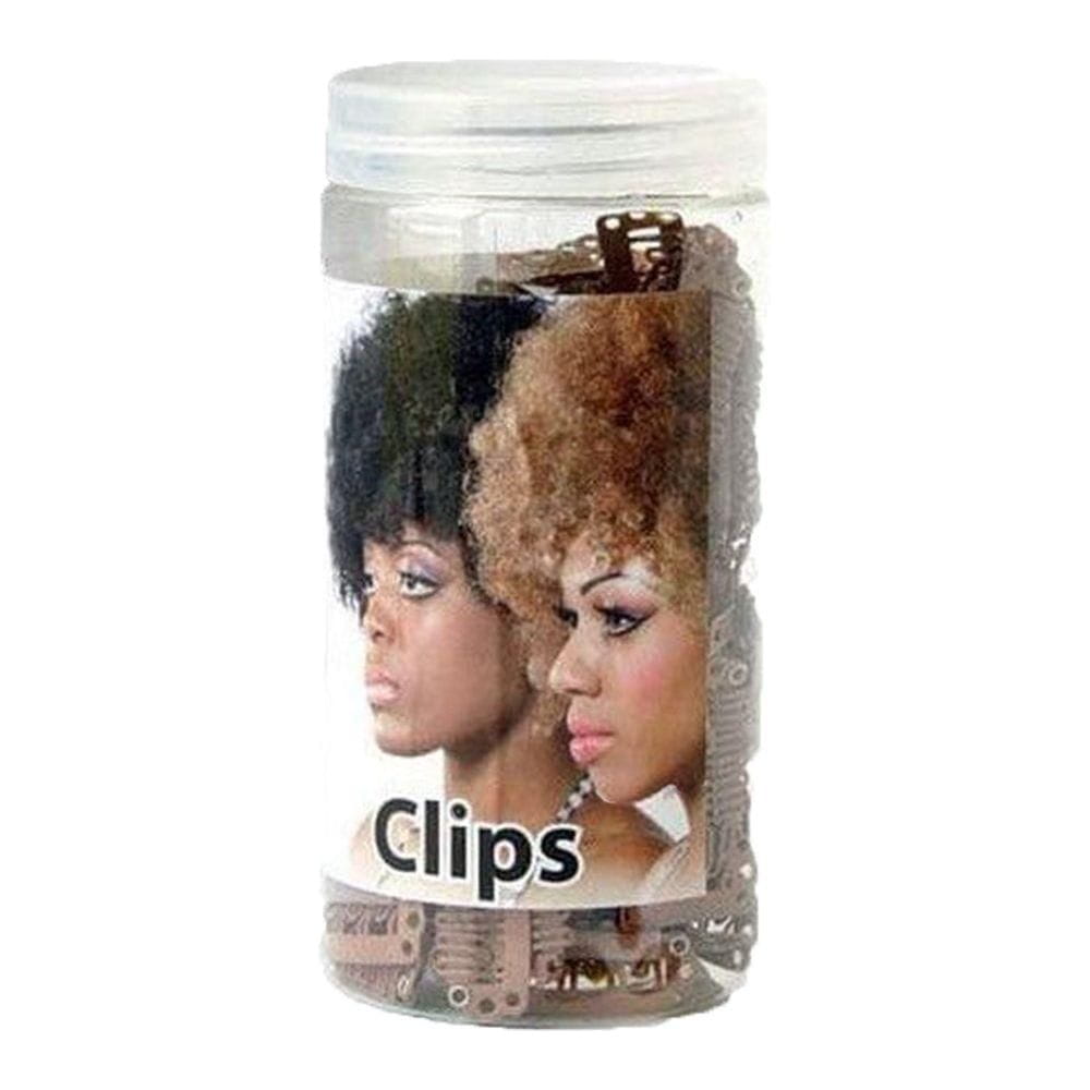 Dreamfix Health & Beauty 250-pcs-6-teeth-28-cmmedium-brown Dreamfix Premium Hair Clips Non-Slip Styling Accessories