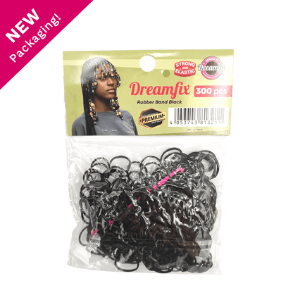 Dreamfix Health & Beauty Black Dreamfix Rubber Band 300 pcs