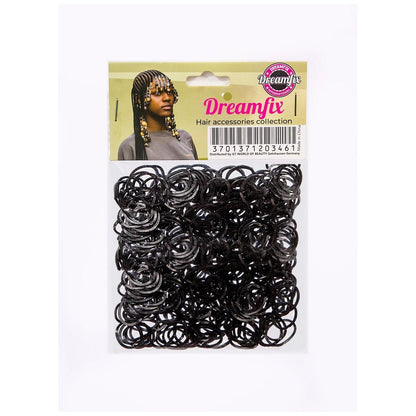 Dreamfix Health & Beauty Black Dreamfix Rubber Bands 600 pcs