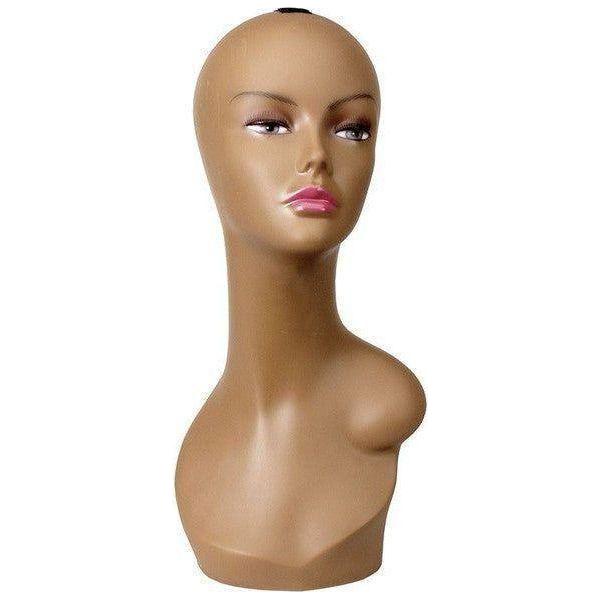 Dreamfix Health & Beauty #Brown Dreamfix Mannequin/Dekokopf, Perückenkopf/ Medium Blonde/Brown