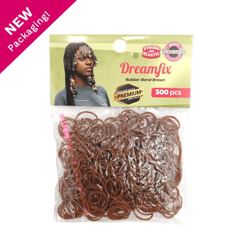Dreamfix Health & Beauty Brown Dreamfix Rubber Band 300 pcs