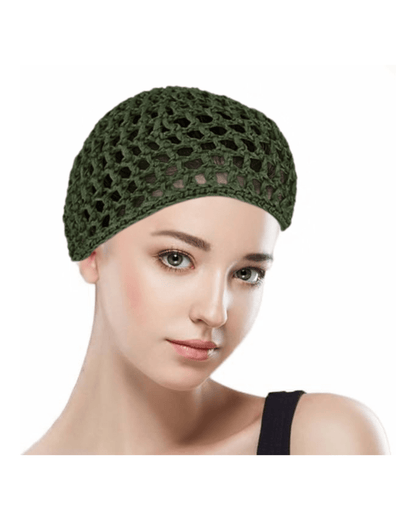 Dreamfix Health & Beauty dark green Dreamfix Hair Net Caps