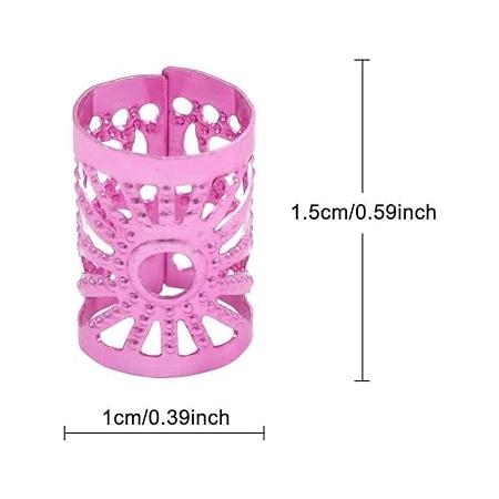 Dreamfix Health & Beauty Dreamfix 170Pcs Hair Bead Vibrant Colors 7 Colors