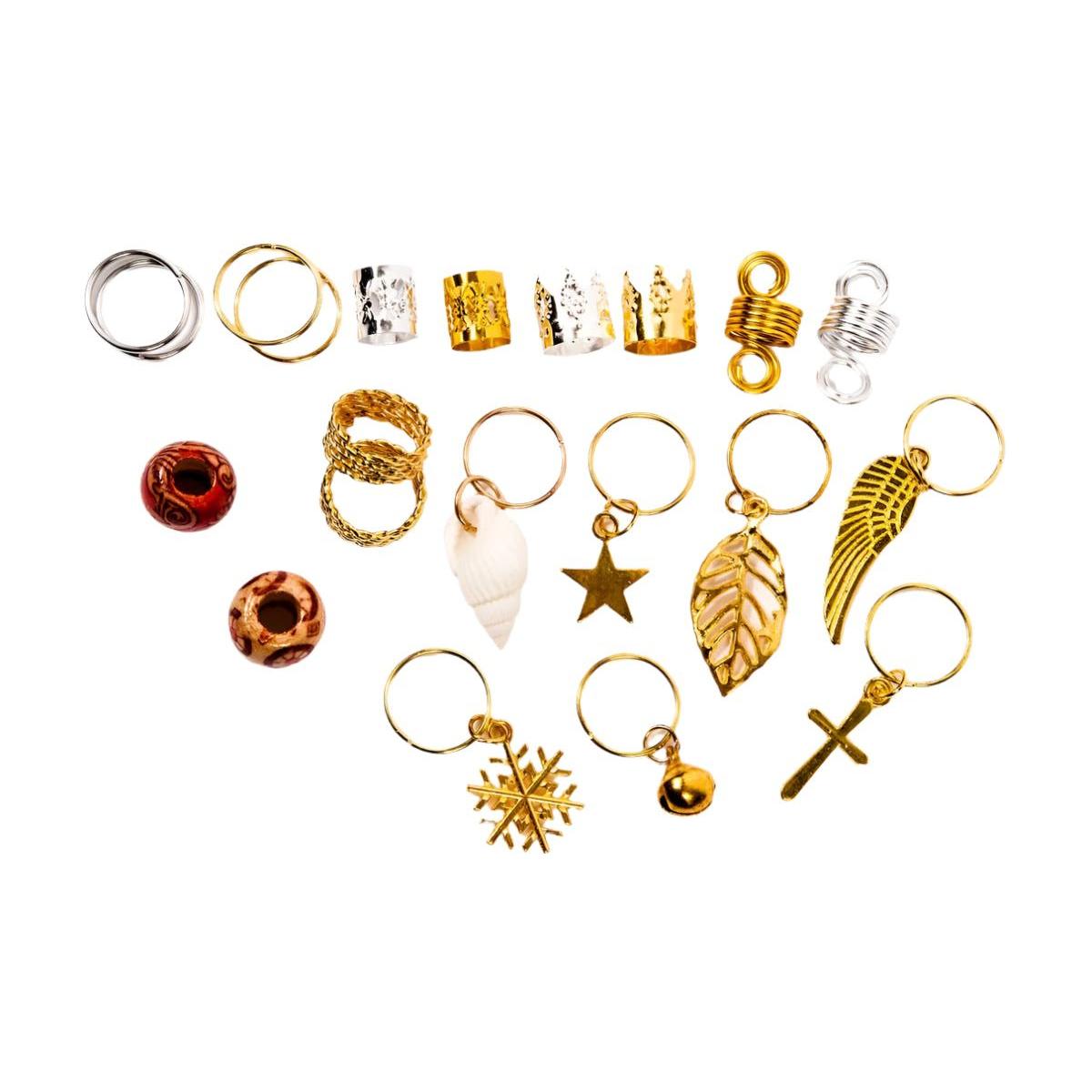 Dreamfix Health & Beauty Dreamfix 238pcs Braiding Hair Rings 20 Style