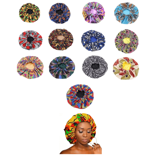 Dreamfix Health & Beauty Dreamfix Ankara Print Bonnet Adult