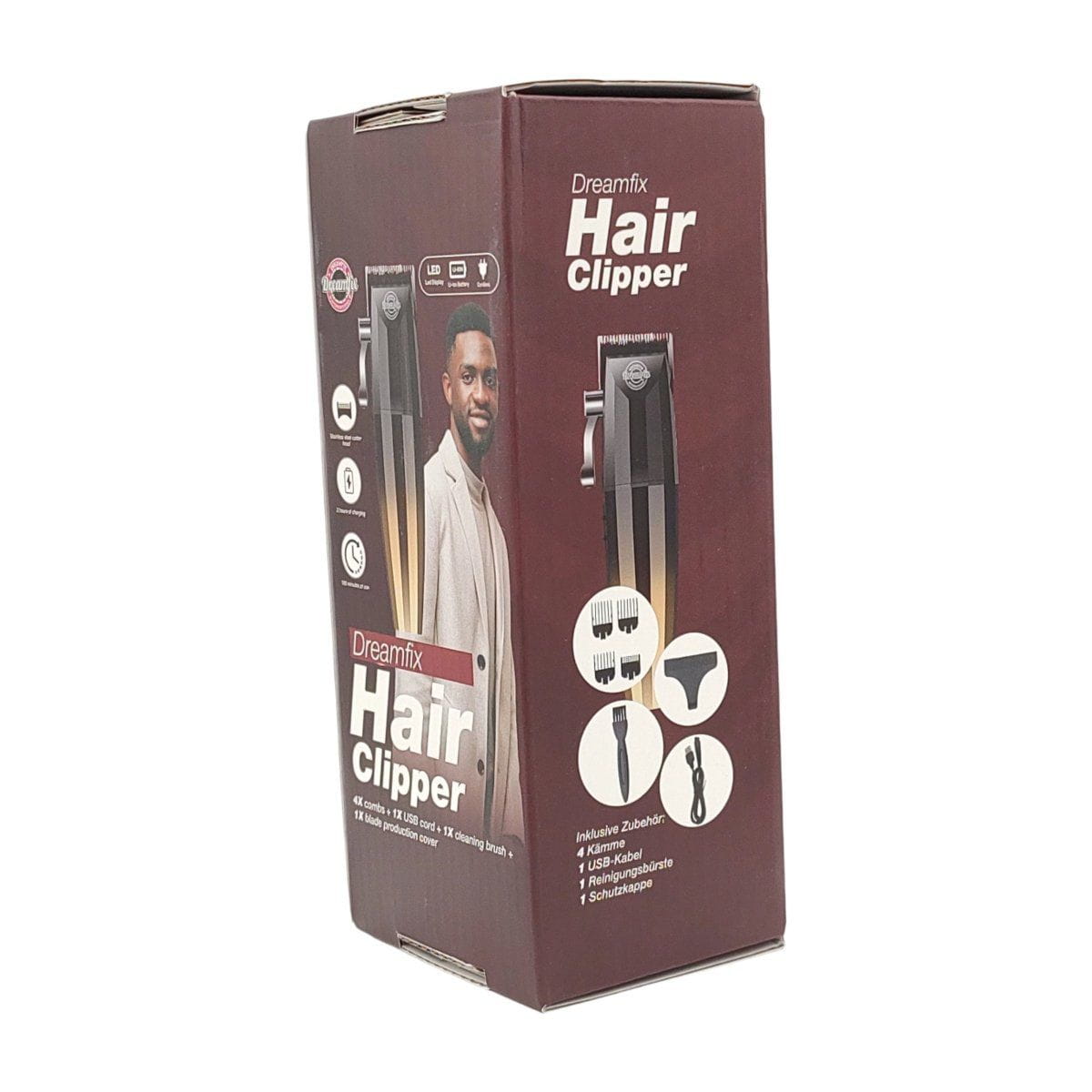 Dreamfix Health & Beauty Dreamfix Cordless Hair Clippers for Men – USB Rechargeable