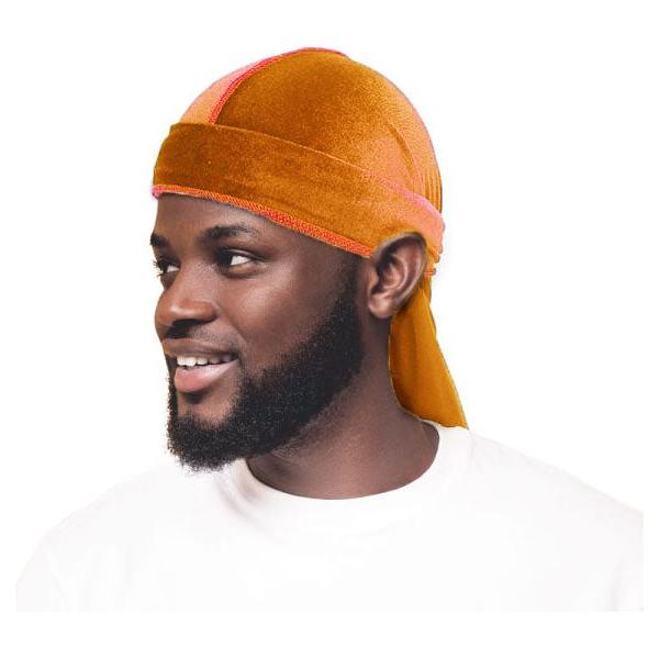 Dreamfix Health & Beauty Dreamfix Durag Korea Velvet : Orange Dreamfix Durag Korea Velvet