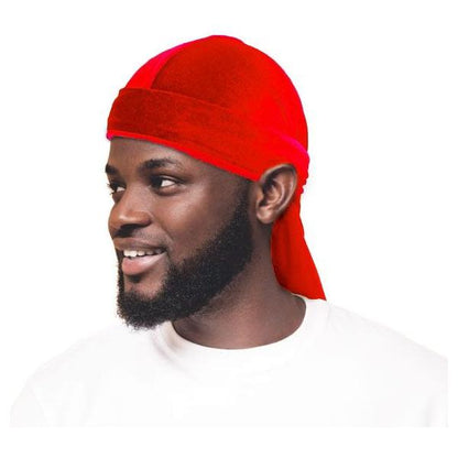 Dreamfix Health & Beauty Dreamfix Durag Korea Velvet : Red Dreamfix Durag Korea Velvet