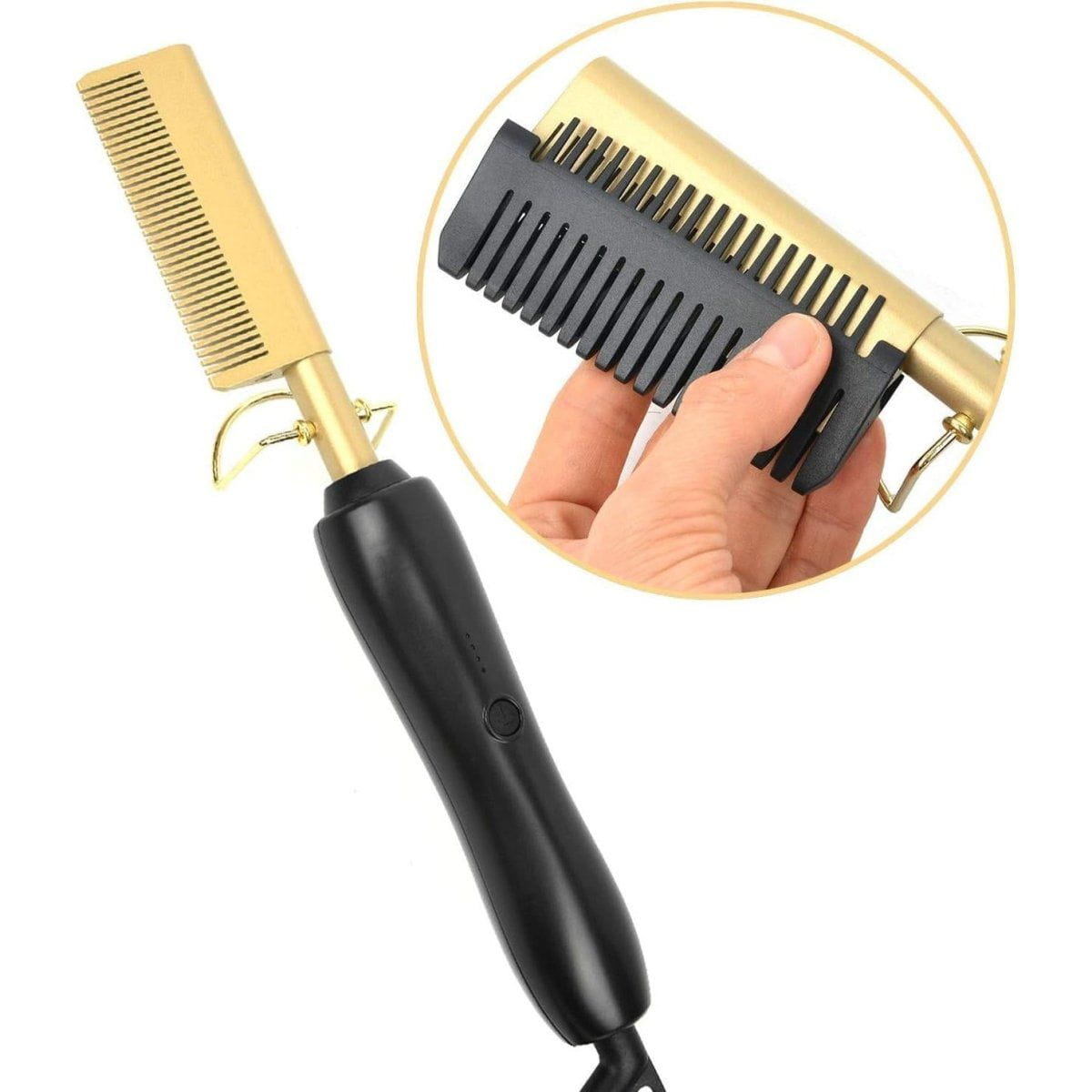 Dreamfix Health & Beauty Dreamfix Electric Ceramic Hot Comb – Adjustable Heat