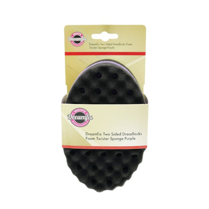 Dreamfix Health & Beauty Dreamfix - Éponge à dreadlocks double face en mousse (ovale) - Violet