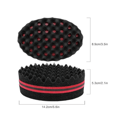Dreamfix Health & Beauty Dreamfix - Éponge à dreadlocks double face en mousse (ovale) - Violet