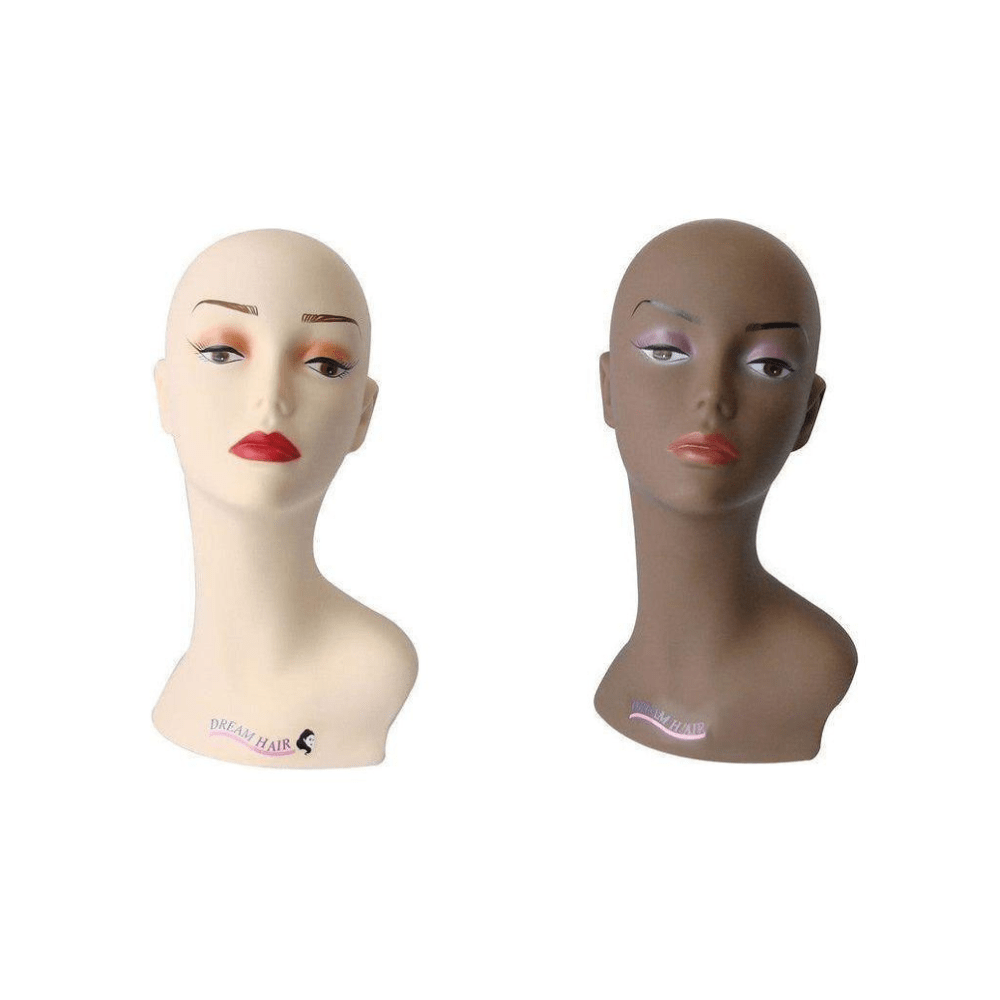 Dreamfix Health & Beauty Dreamfix Mannequin/Dekokopf, Perückenkopf/, PYEDC, Blonde/Brown