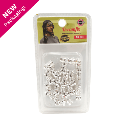 Dreamfix Health & Beauty Dreamfix Open Rings Hair Beads Silver 50Pcs Dreamfix Open Rings Hair Beads Gold /Silver 50Pcs