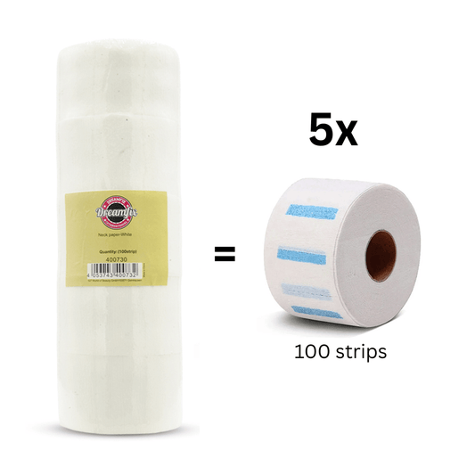 Dreamfix Health & Beauty Dreamfix - Papier pour le cou - Blanc (500 bandes/rouleau)