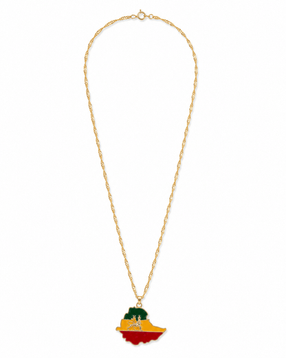 Dreamfix Health & Beauty Dreamfix - Pendentif éthiopien avec emblème du lion