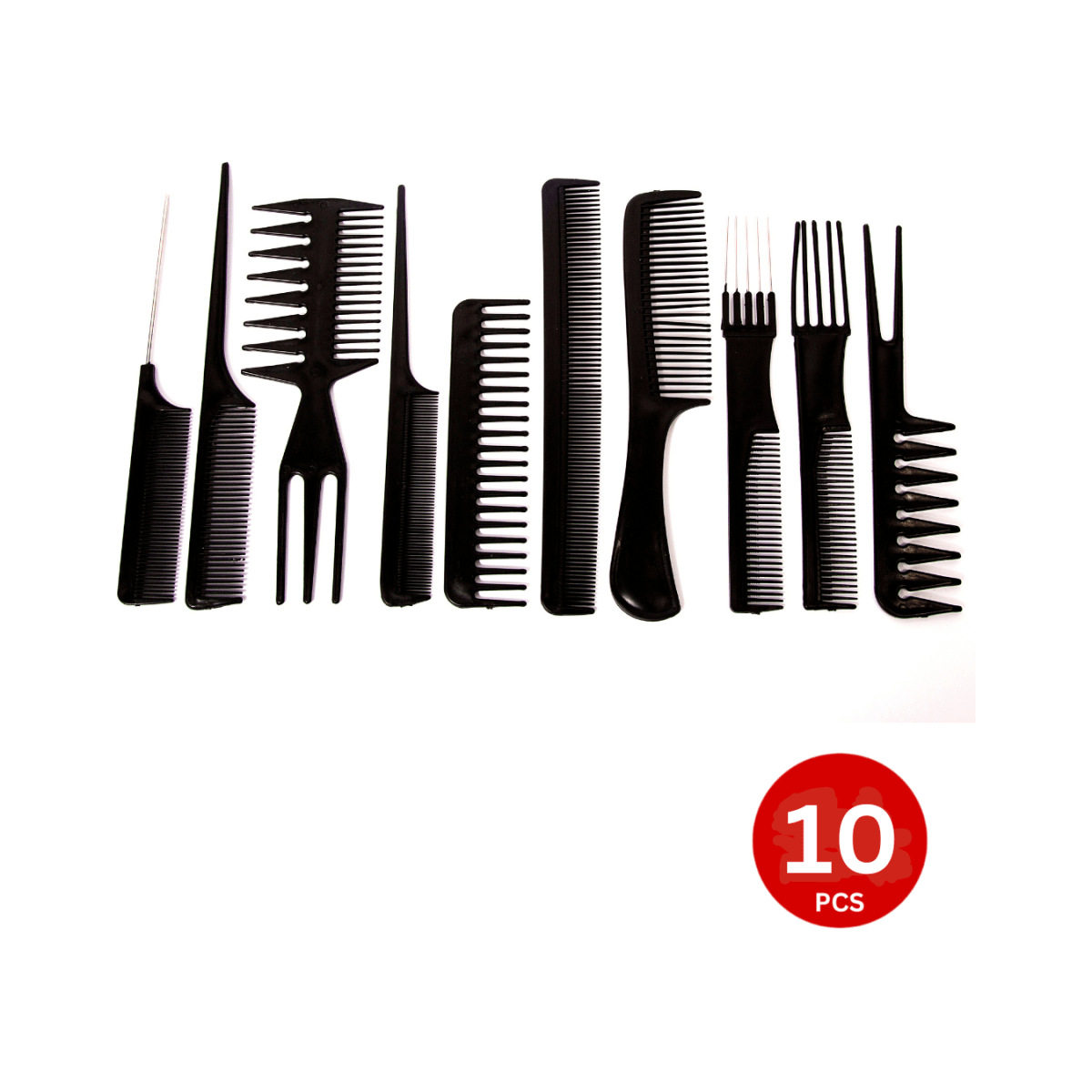 Dreamfix Health & Beauty Dreamfix Rat Tail Comb Set 10pcs