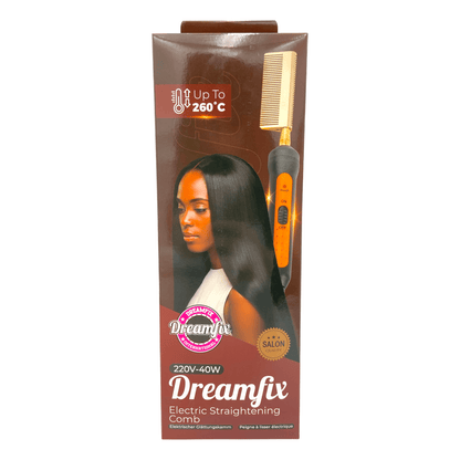 Dreamfix Health & Beauty Dreamfix Sparkles Hot Straightening Comb 350g