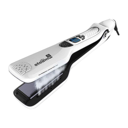 Dreamfix Health & Beauty Dreamfix Steam-Infused Nano Brush Straightener (White)