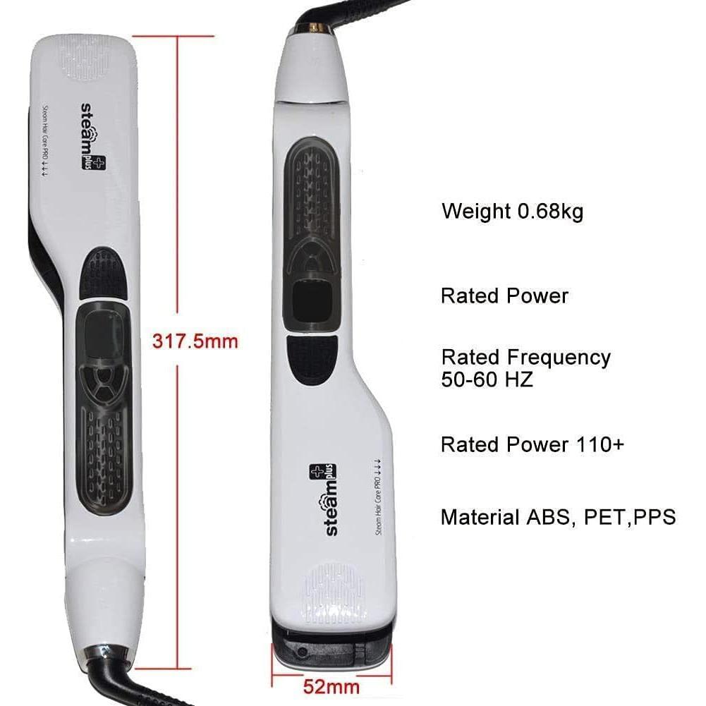 Dreamfix Health & Beauty Dreamfix Steam-Infused Nano Brush Straightener (White)