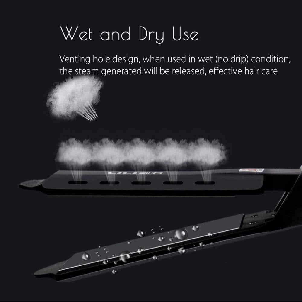 Dreamfix Health & Beauty Dreamfix Titanium InstaHeat Wet & Dry Straightener (Black)