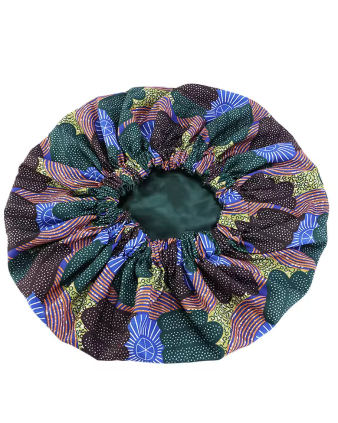 Dreamfix Health & Beauty Dunkelblau #DK.Blue Dreamfix Ankara Print Bonnet Adult