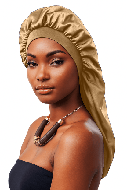 Dreamfix Health & Beauty Gelbblond #144 Dreamfix Double Layer Long Hair Bonnet
