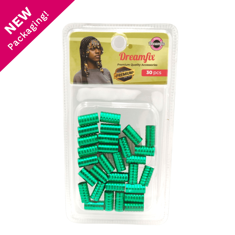 Dreamfix Health & Beauty Green Dreamfix Hair Beads 30 Pcs