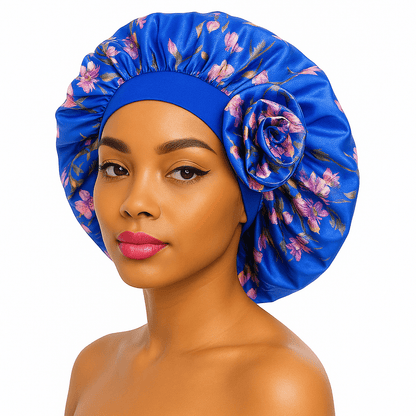 Dreamfix Health & Beauty Hellblau #F-14 Dreamfix 3D Blume Bonnet - Erwachsene