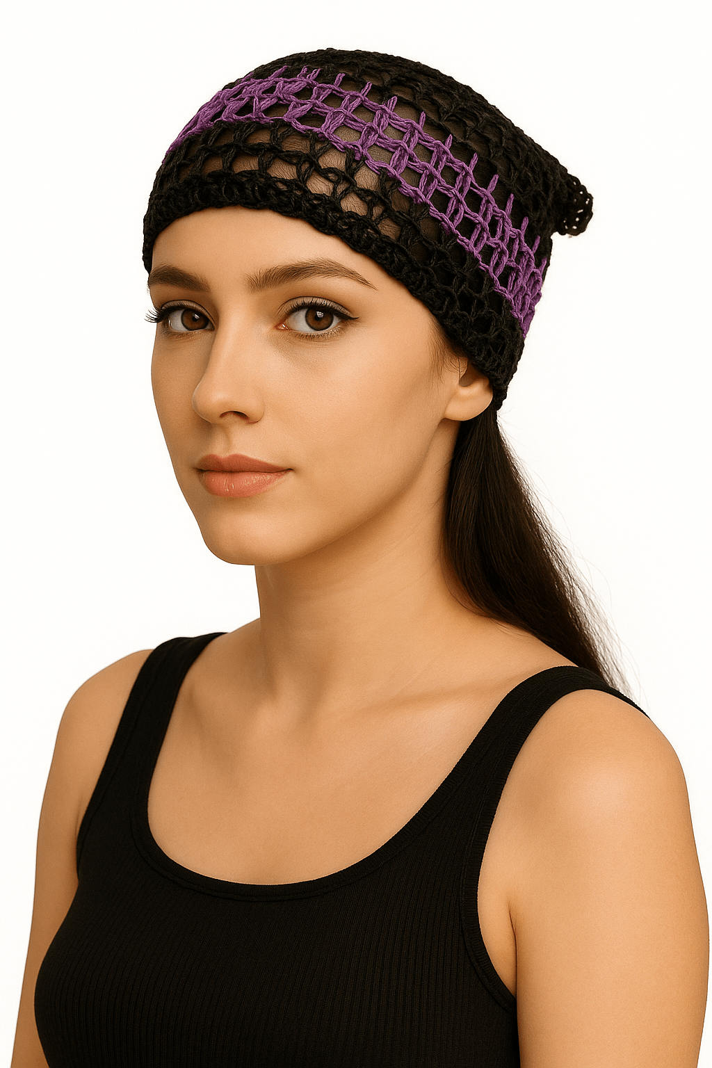 Dreamfix Health & Beauty Mix Dark brown/Purple Dreamfix Hair Net Caps