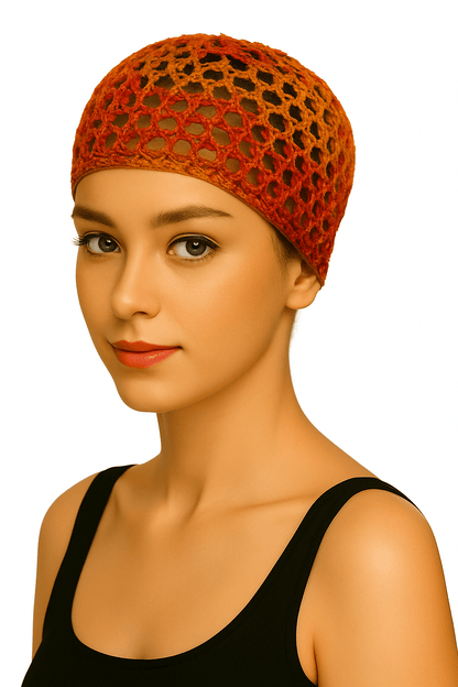 Dreamfix Health & Beauty Mix Orange/red Dreamfix Hair Net Caps