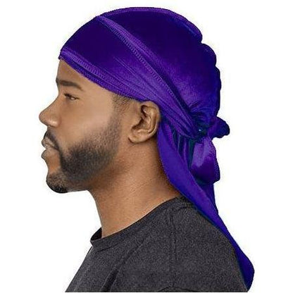 Dreamfix Health & Beauty Purple Dreamfix Durag Silky Velvet Cap Ultimate Compression for 360° Waves