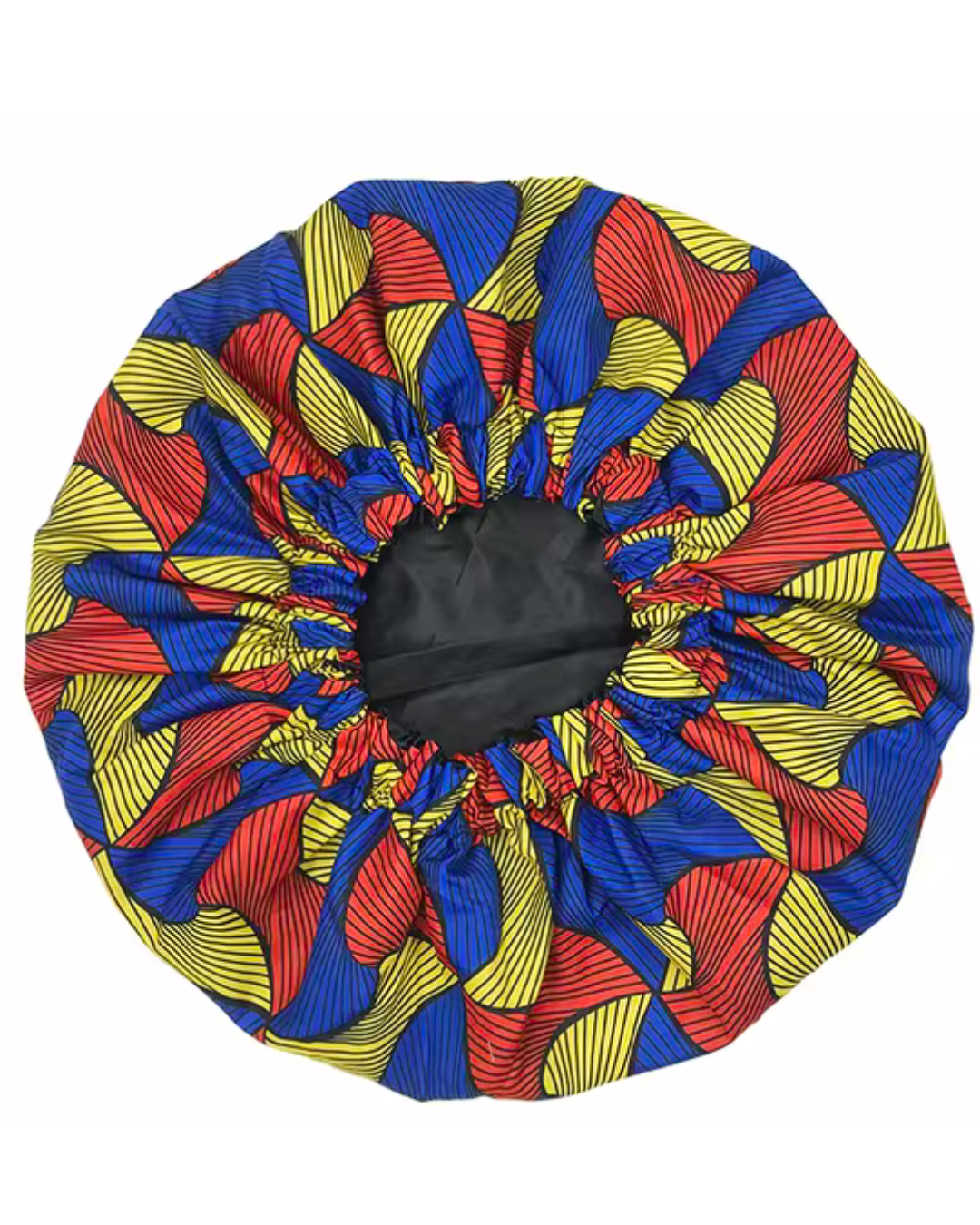 Dreamfix Health & Beauty Red - Black - Yellow Dreamfix Ankara Print Bonnet Adult