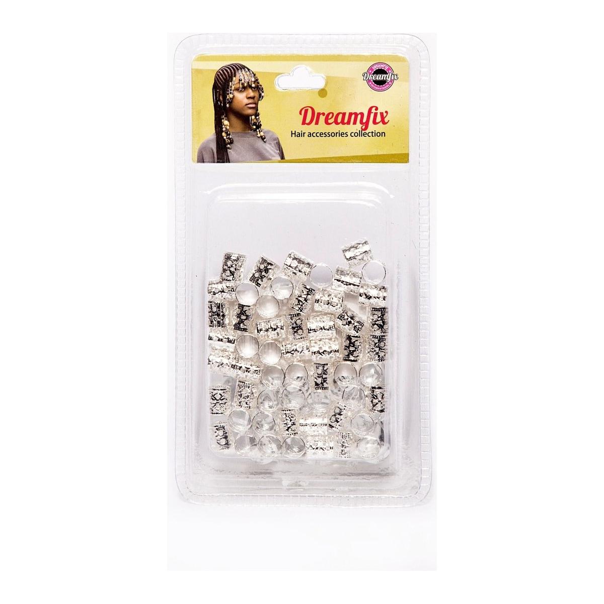 Dreamfix Health & Beauty Silver 1 / silver Dreamfix Hair Beads for Kids Gold/Silver