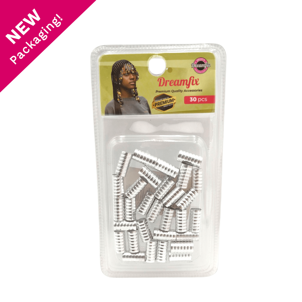 Dreamfix Health & Beauty Silver Dreamfix Hair Beads 30 Pcs