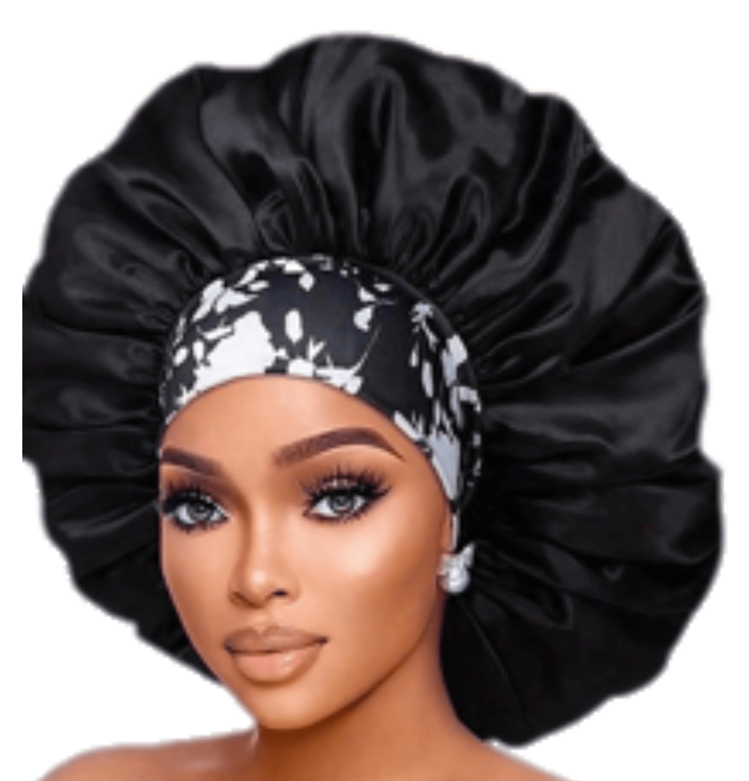 Dreamfix Health & Beauty Tiefschwarz 1 Dreamfix Wide Band Bonnet - Erwachsene