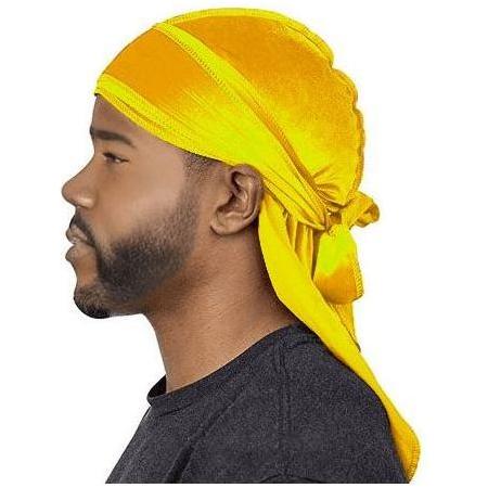 Dreamfix Health & Beauty Yellow Dreamfix Durag Silky Velvet Cap Ultimate Compression for 360° Waves