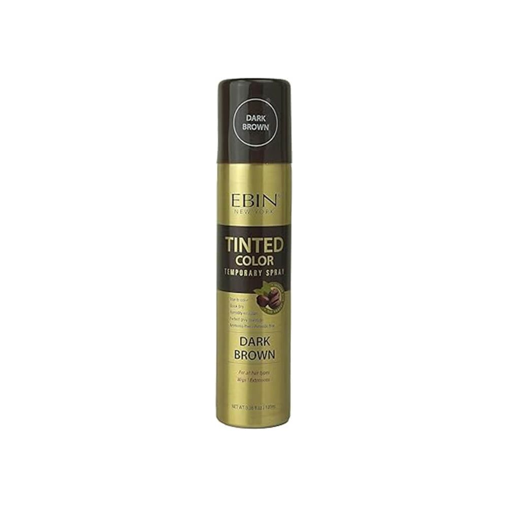 Ebin New York Health & Beauty Dark Brown Ebin New York Tinted Color Temporary Spray 100ml