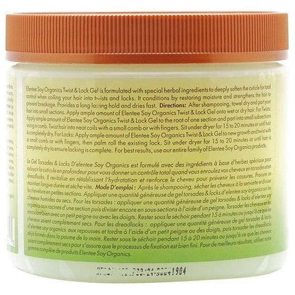 Elentee Health & Beauty Elentee Soy Organics Twist & Lock Gel 454g