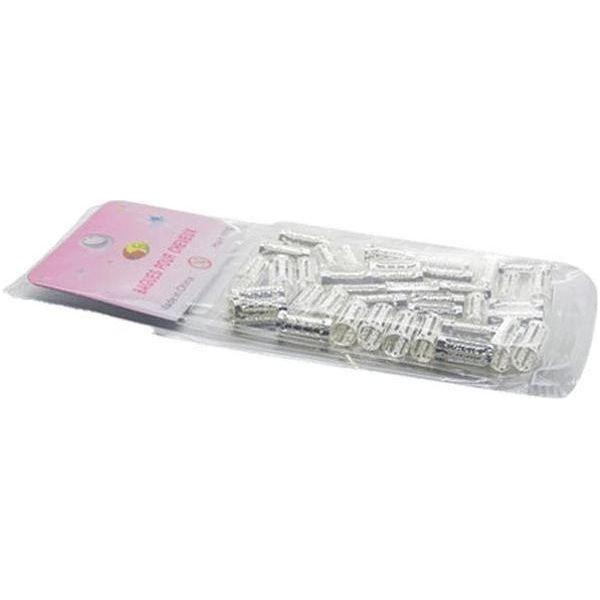 Euro Contact Health & Beauty Silver Euro Contact Hair Ring Longer Gold/silver (35Pcs)