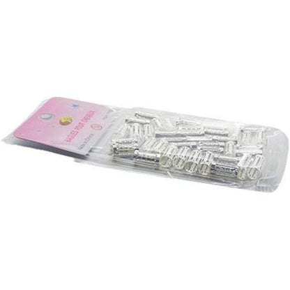 Euro Contact Health & Beauty Silver Euro Contact Hair Ring Longer Gold/silver (35Pcs)