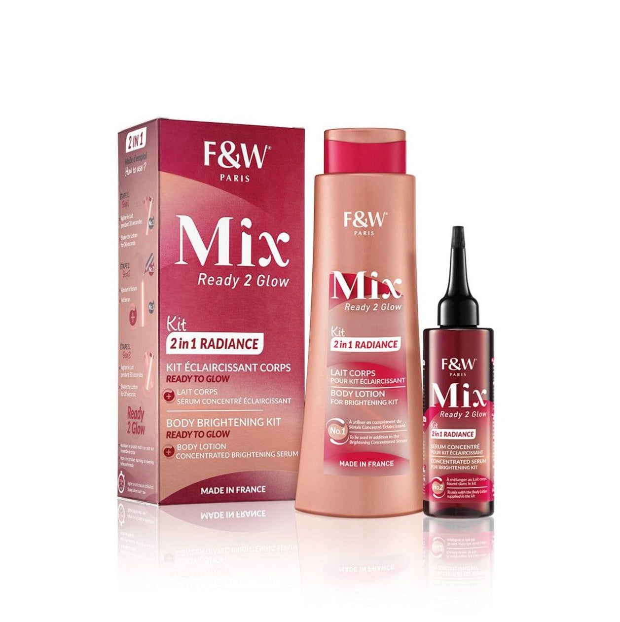 Fair and White Health & Beauty Fair & White Body Brightening KIT Body lotion and Serum 400ml