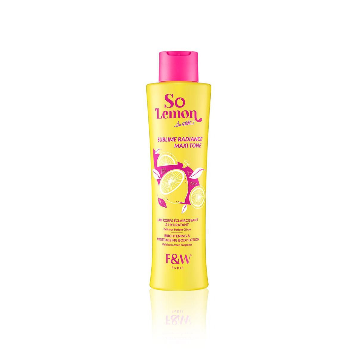 Fair and White Health & Beauty Fair & White - SO LEMON - Maxi tone radiance Brightening & Moisturizing body lotion 250ml