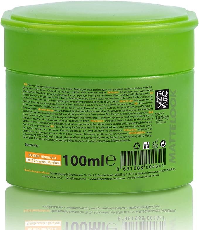 Fonex Health & Beauty Fonex Matte Look Styling Wax 100ml