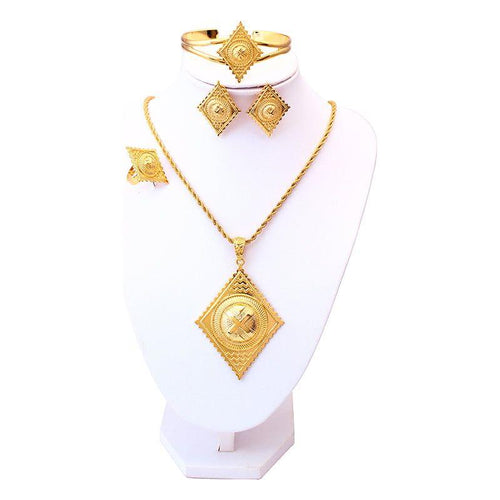 HABESHA Health & Beauty Habesha  Schmuck Jewellery Gold AF-35